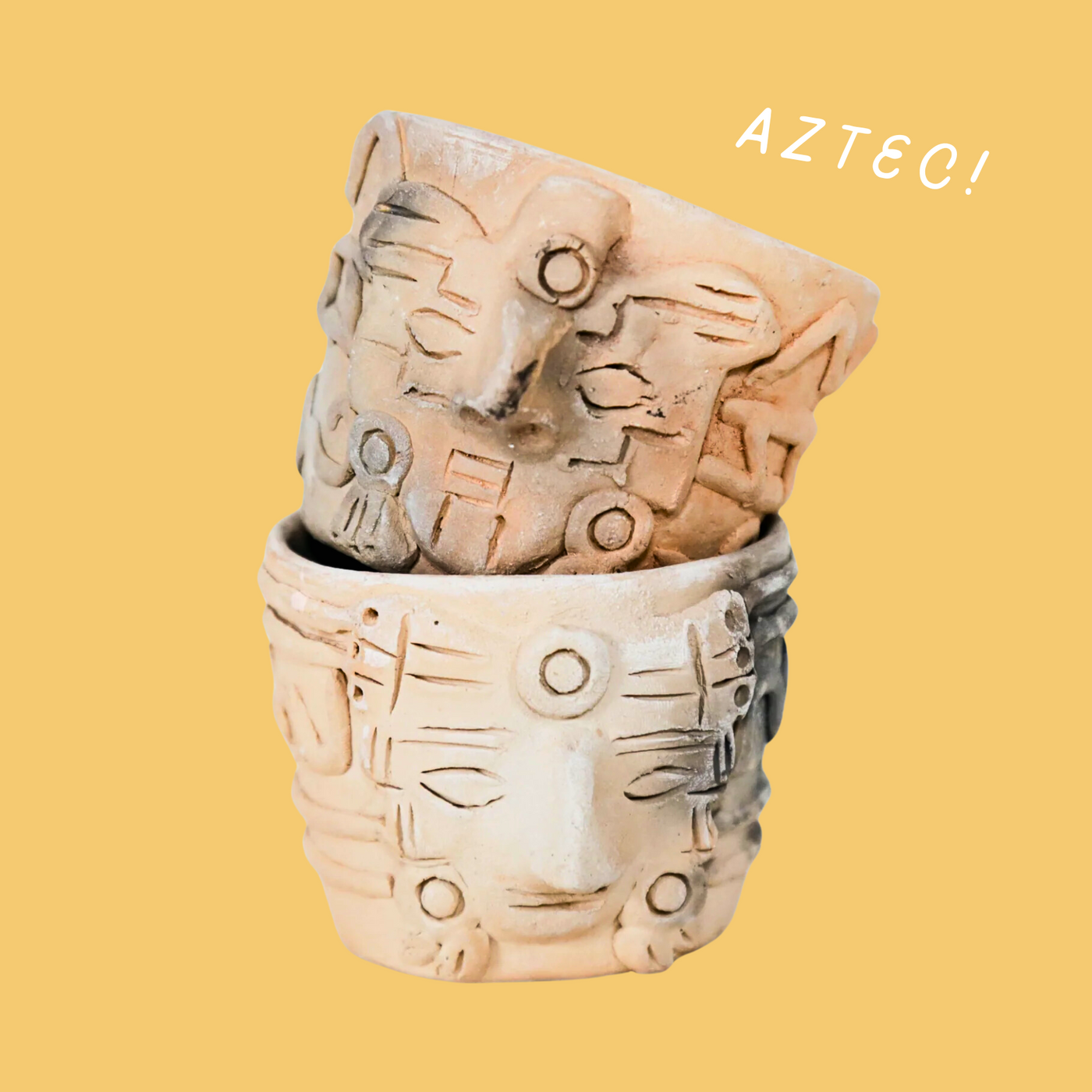 Raw Clay Azteca Cup