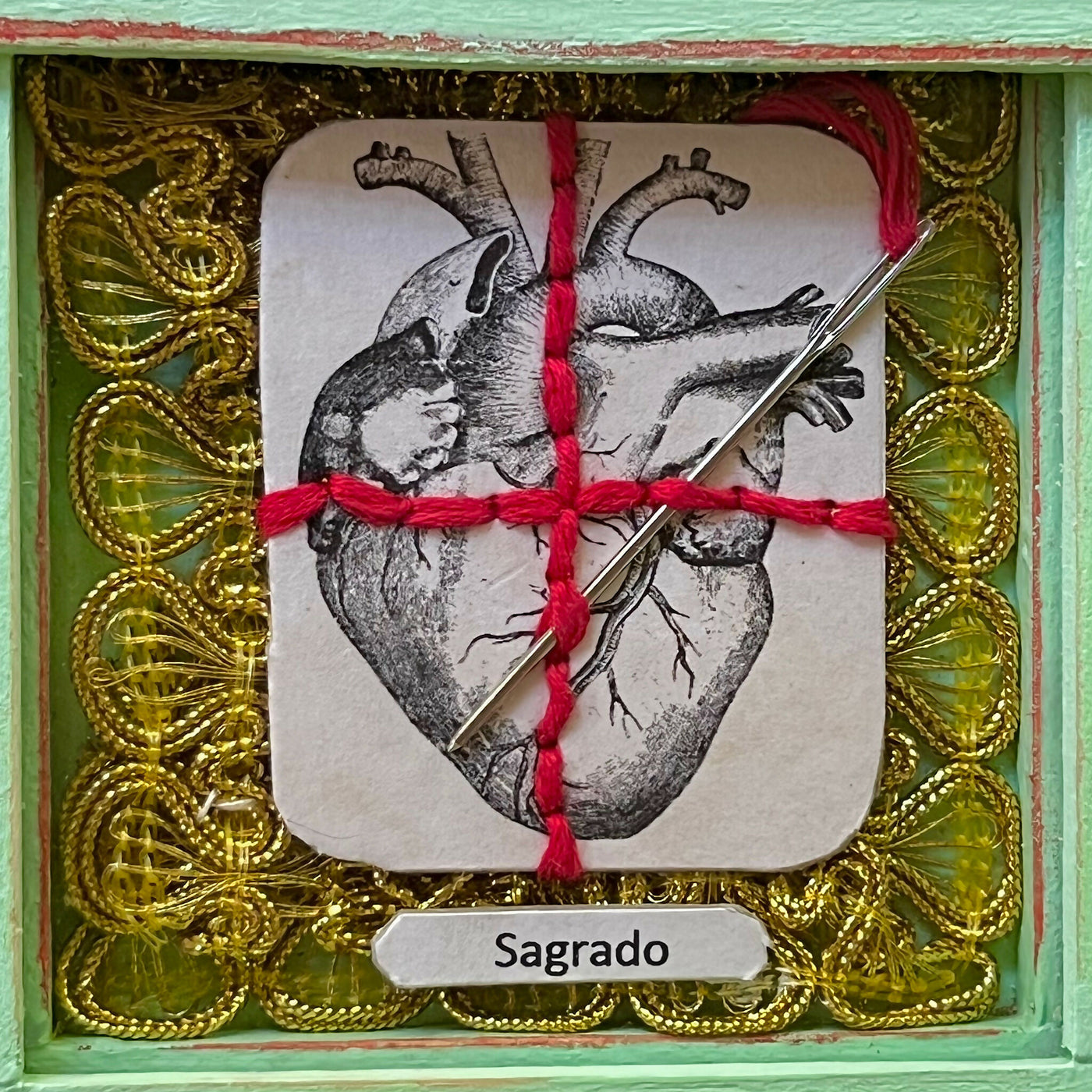 Symbolic Altarpieces, Heart and Stitches 2