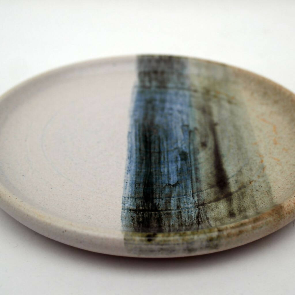 Middle Ceramic Plate - Paisaje mitad