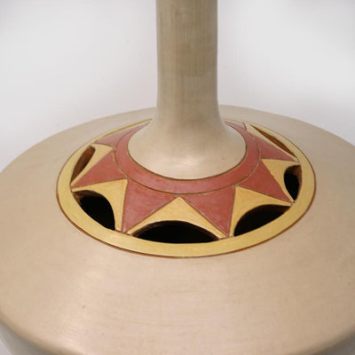 Cream Long Vase