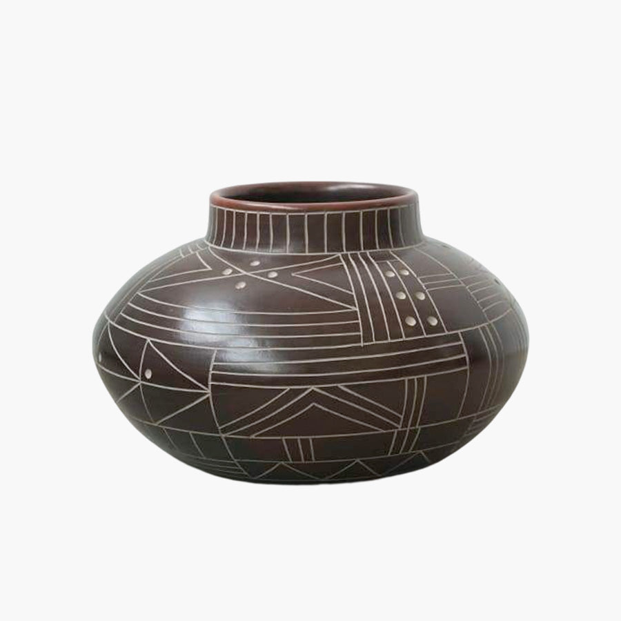 Brown Astro Vase