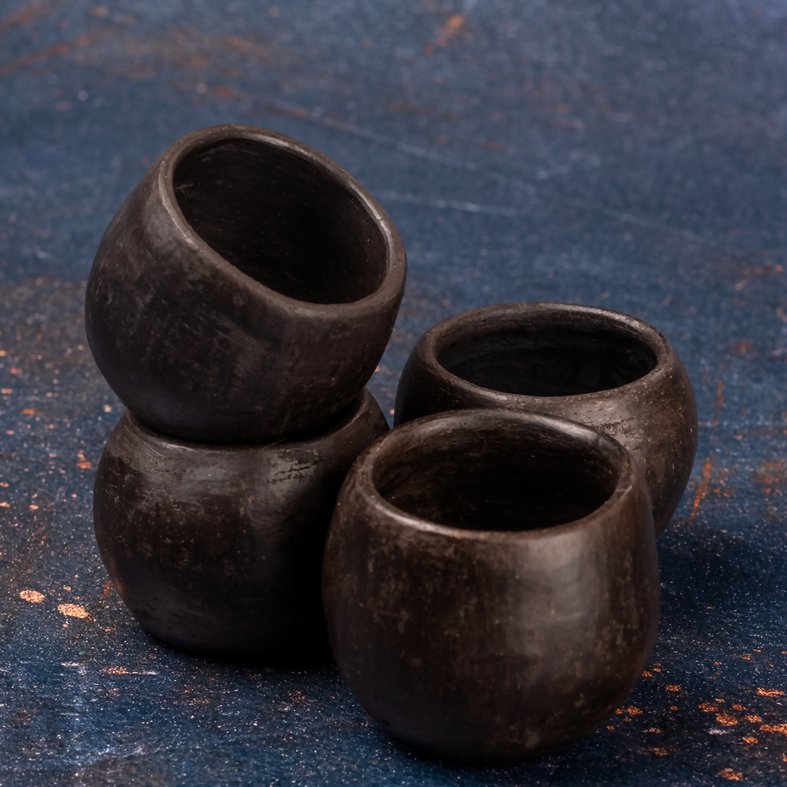 Clay Pottery “Smoky” Shot Glass
