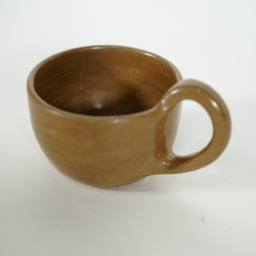 Brown Clay Cup from Mexico
