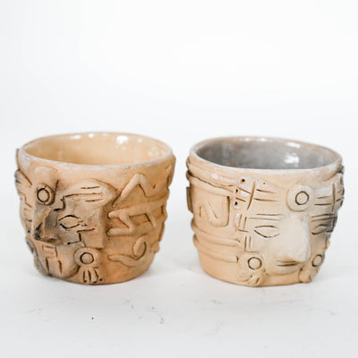 Raw Clay Azteca Cup