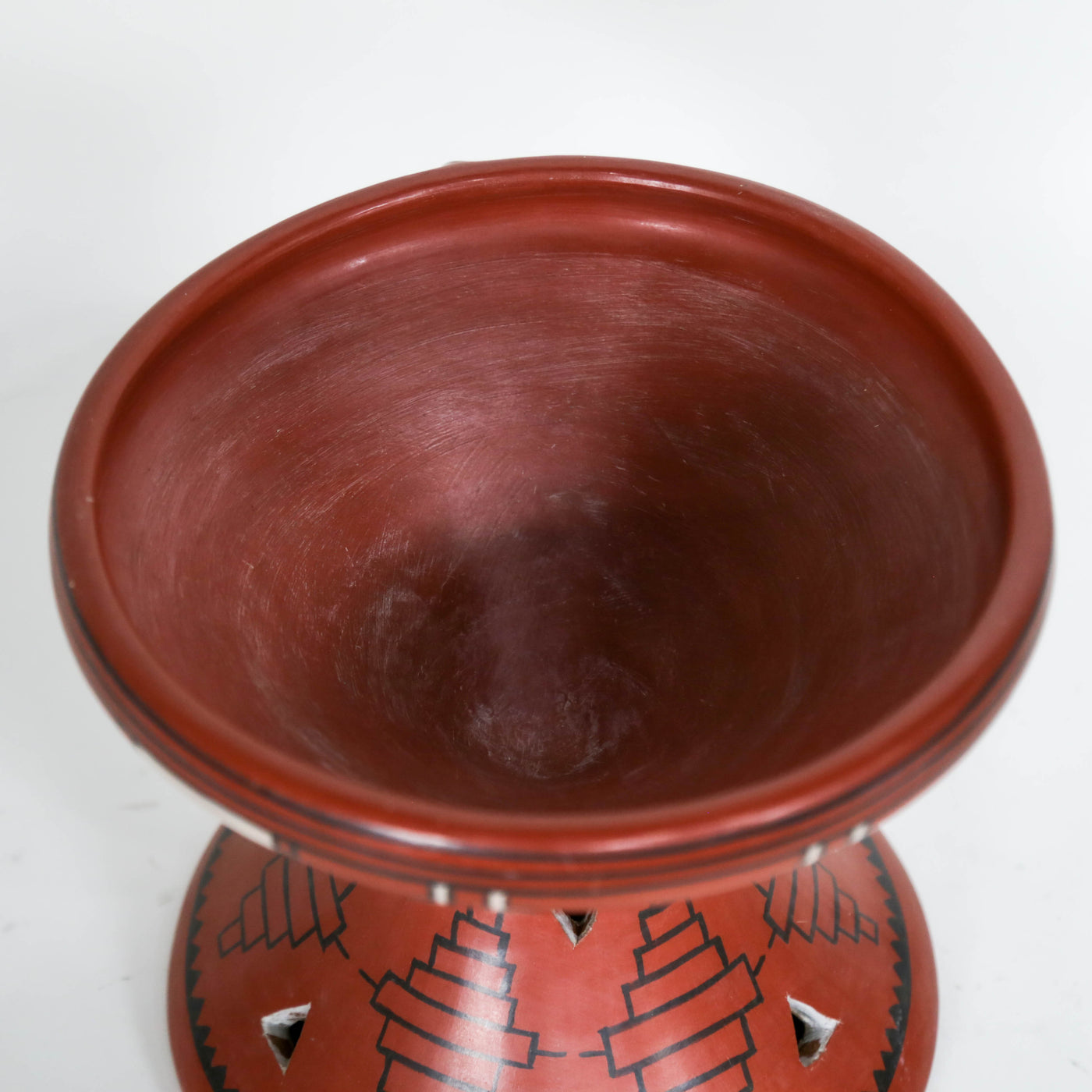 Red Clay Teotihuacan Incense Holder