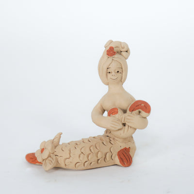 Red Clay Mini Mermaid