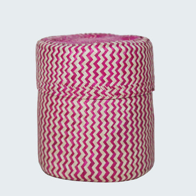 Tall Palm Toilet Paper Basket