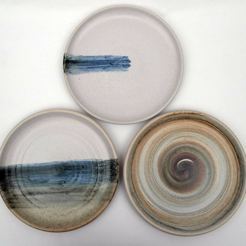 Small Ceramic Plate - Paisaje mitad