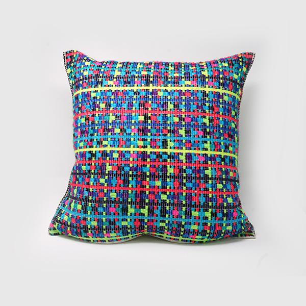 Handmade Colorful Embroidery Pillow for decor ideas.