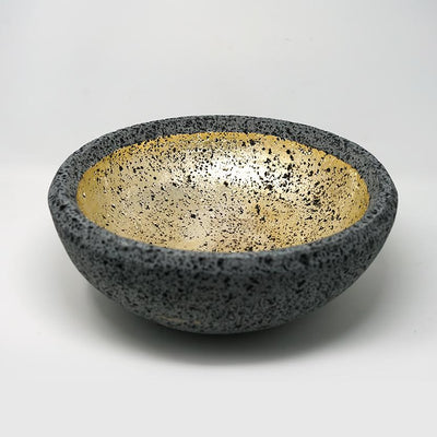 Gold volcanic Large Bowl