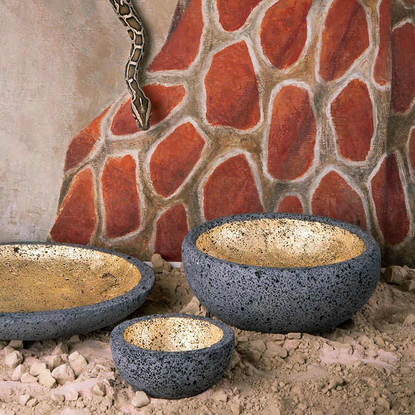 Gold volcanic Large Bowl