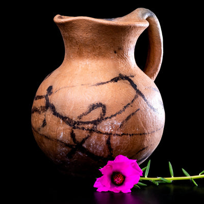 Rustic Clay Pitcher