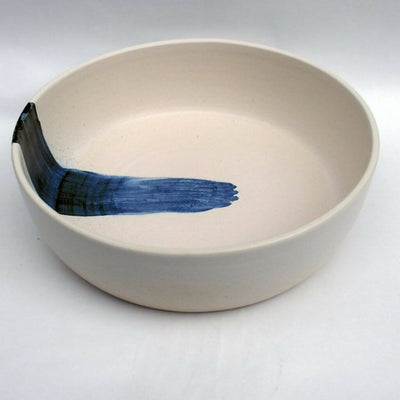 Ceramic Bowl Grande II - Pincelada azul