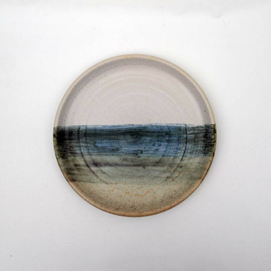 Middle Ceramic Plate - Paisaje mitad