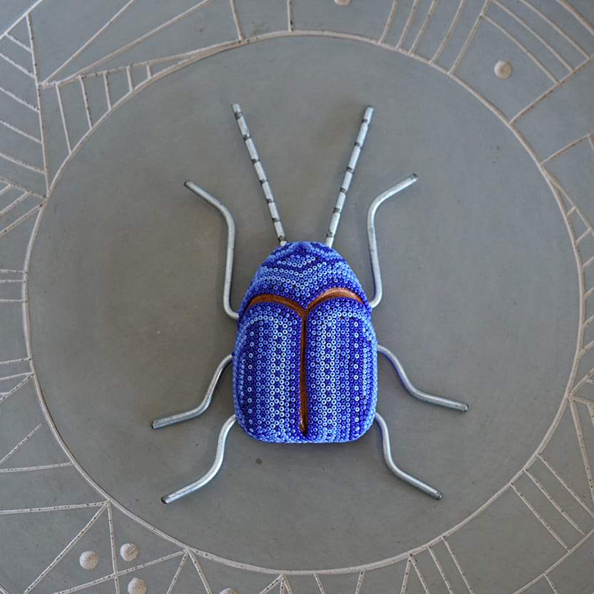 Huichol Beetle Blue