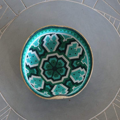 Huichol Green Bowl 12 cm