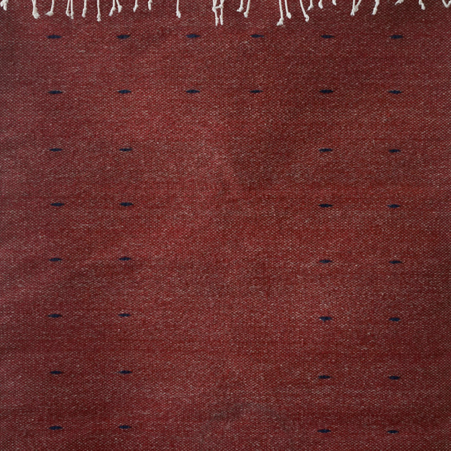 Red Wool Handmade Rug