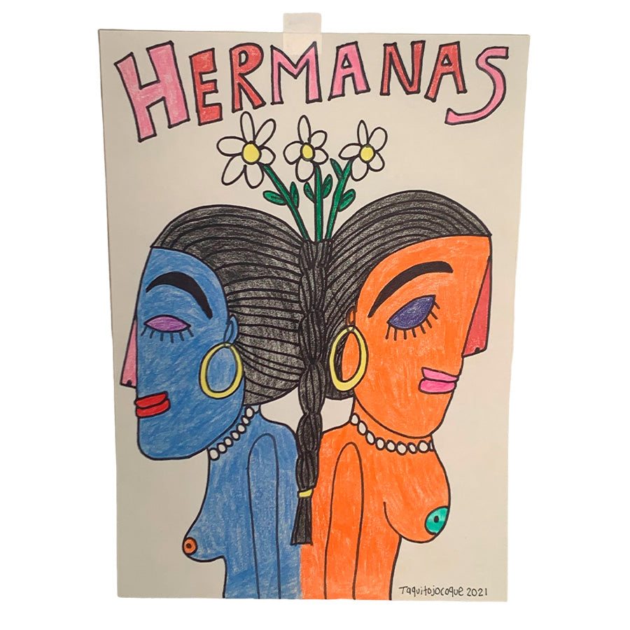 Art Illustration by Taquito Jocoque for home decor