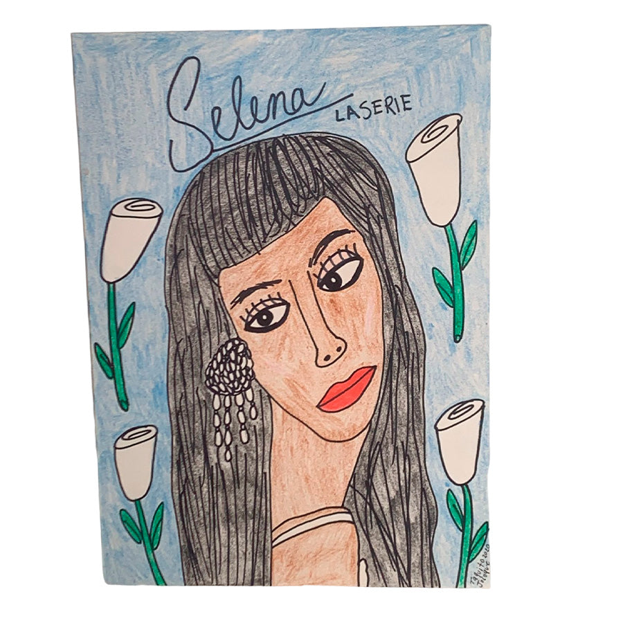 Selena Art Illustration by Taquito Jocoque for home decor