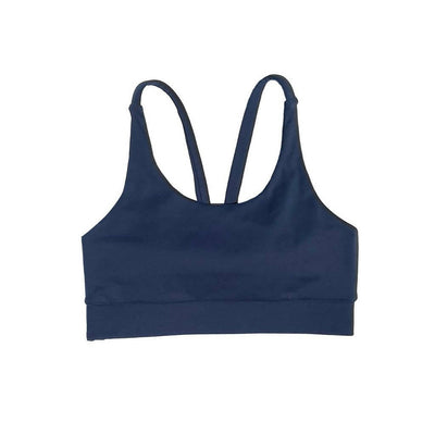 Long V Bra Blue