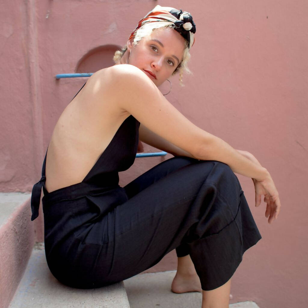 El Encuentro Jumpsuit - Dark Blue