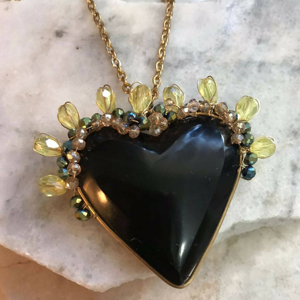 Tita Quartz Heart Necklace