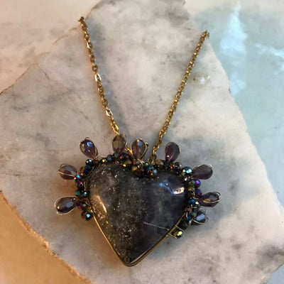 Tita Quartz Heart Necklace