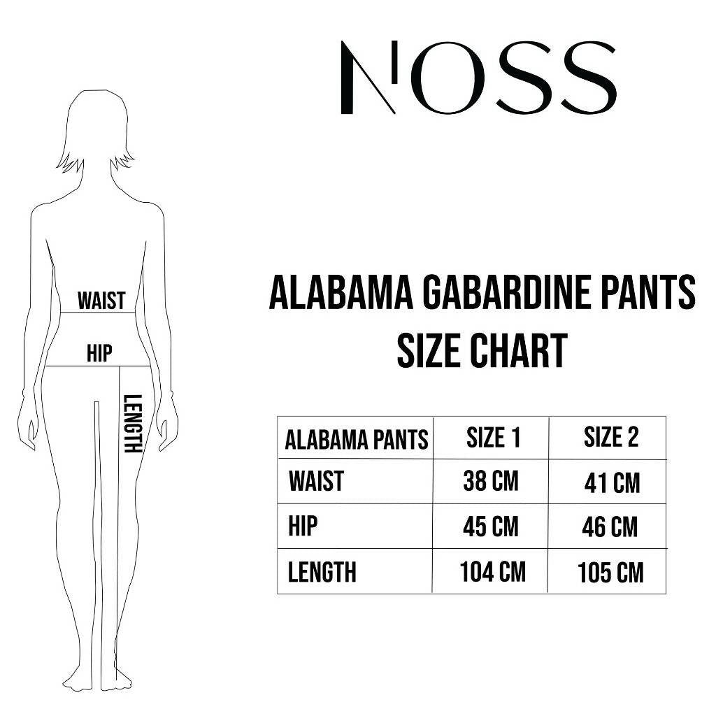 Alabama Black Gabardine pants