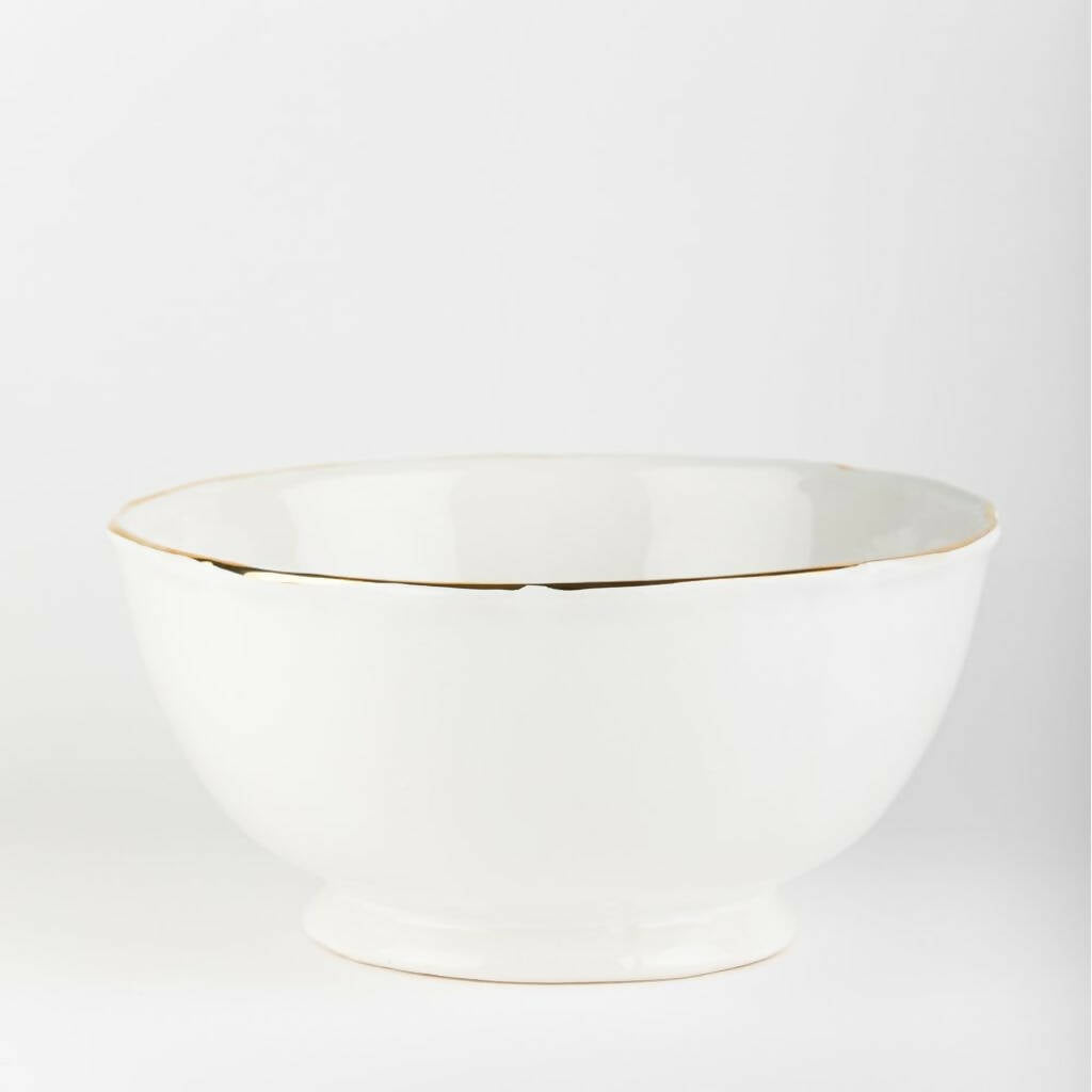 Salad bowl Gold Luna