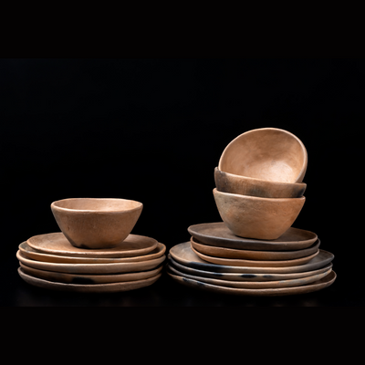 Tlahuitoltepec Artisanal Clay Dinnerware Set